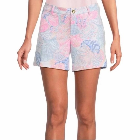 Lilly Pulitzer Callahan Shorts - size 2 - NWT - multi roar of seas print - Picture 1 of 7